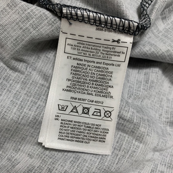 Adidas Originals Trefoil Long Sleeve - Grey - Picture 6 of 6